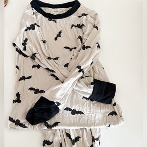 Bamboo Kids Bat Print Pajama Set Halloween